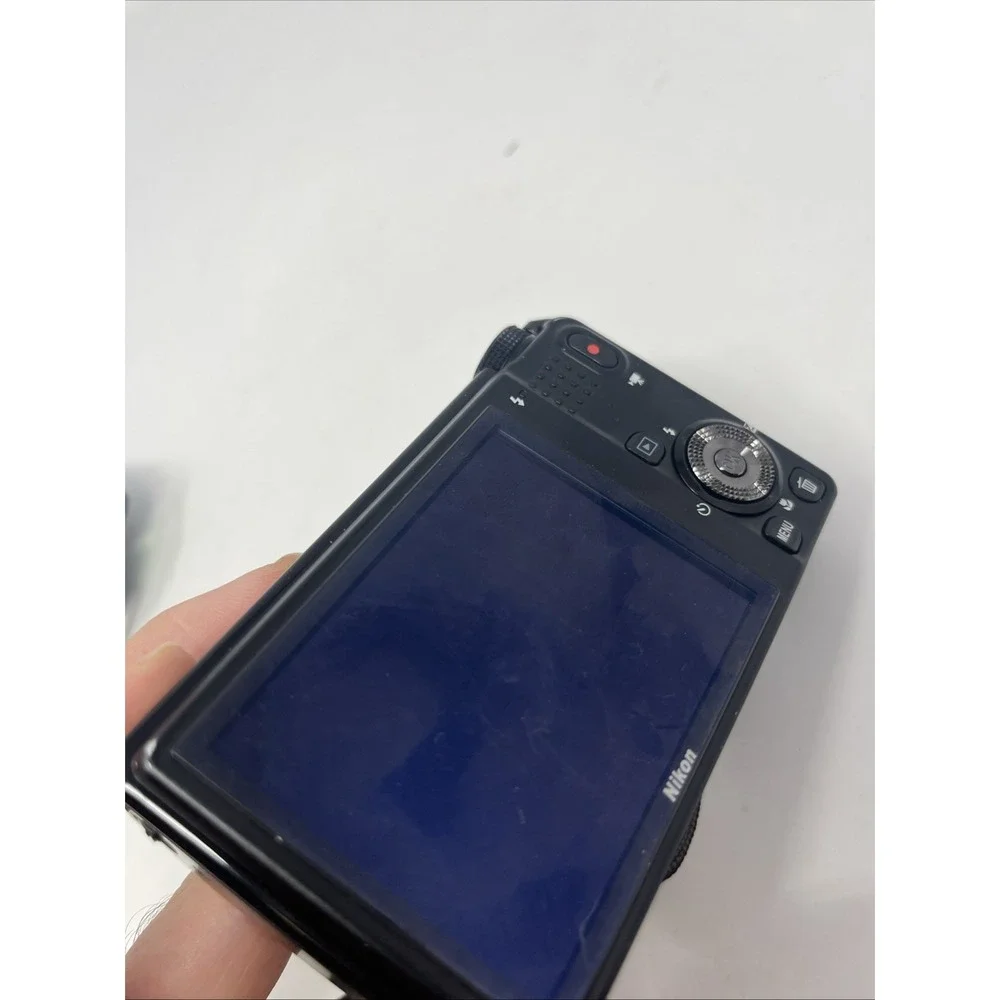 Nikon Coolpix S9100 12.1MP Digital Camera – Black –‎ For Parts Repair